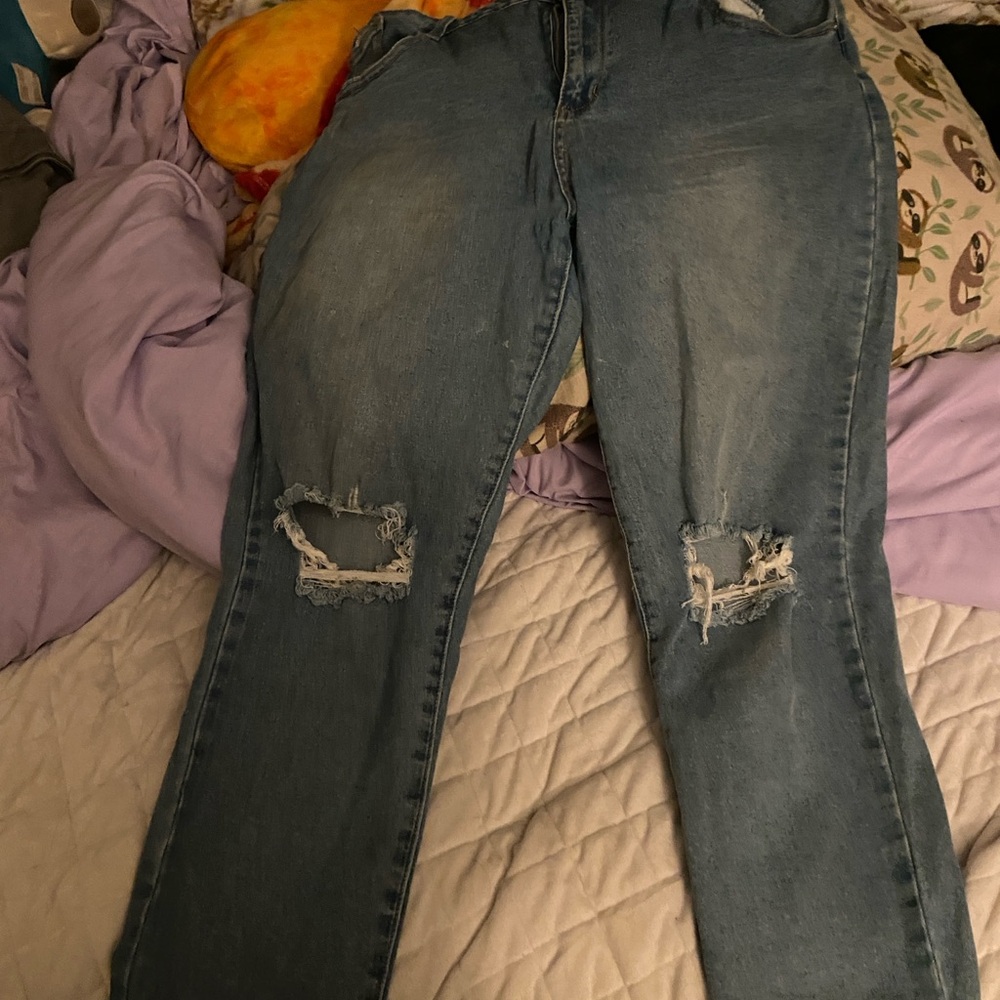 Cotton On Distressed Blue Jeans